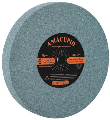 Bench Grinder Wheels 80 Grit 6 Inch. Grinding Sharpening Carbide Tools