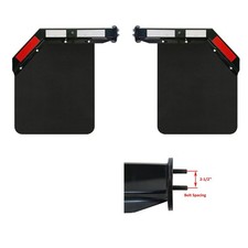 Semi Truck 2-12 Angled Spring Loaded Mud Flap Hanger With 24x30 Mud Flaps Semi Truck 2-12 Angled Spring Loaded Mud Flap Hanger With 24x30 Mud Flaps