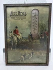 Vtg 30’s 40’s Leet Bros Furniture Store Lexington KY Ad Thermometer & Fox Hunt
