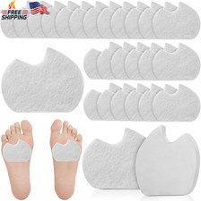 24 Pieces Foot Pads for Dancer Sesamoiditis Pads for Ball of Right Feet Pain Fel