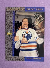 1993-94 UPPER DECK GRETZKYS GREAT ONES MARK MESSIER #GG5 EDMONTON