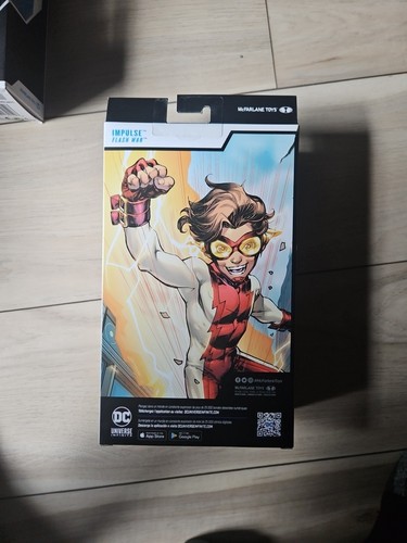 McFarlane Toys Gold Label IMPULSE Flash War DC Multiverse 7" Inch Figure - Picture 2 of 2