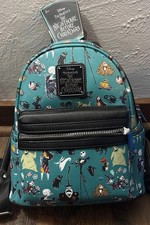 Loungefly Disney The Nightmare Before Christmas NBC AOP Mini Backpack - New