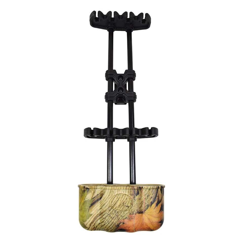 Black / Camo Camouflage 4-Arrow Quick Release Quiver Archery Compound Bow 75 50 - Image 2 of 4