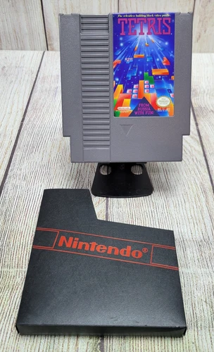 Tetris Nintendo NES Game Cartridge w/ Manual Working/Cleaned