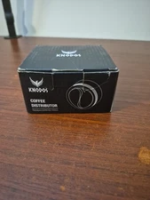 58mm Espresso Distribution Tool Walnut Coffee Distributor Adjustable Depth Stain