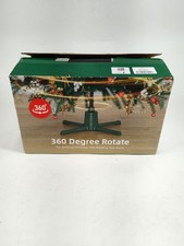 360-Degree Rotating Christmas Tree Stand,Up to 7.5Ft 80 Pounds Artificial Tree