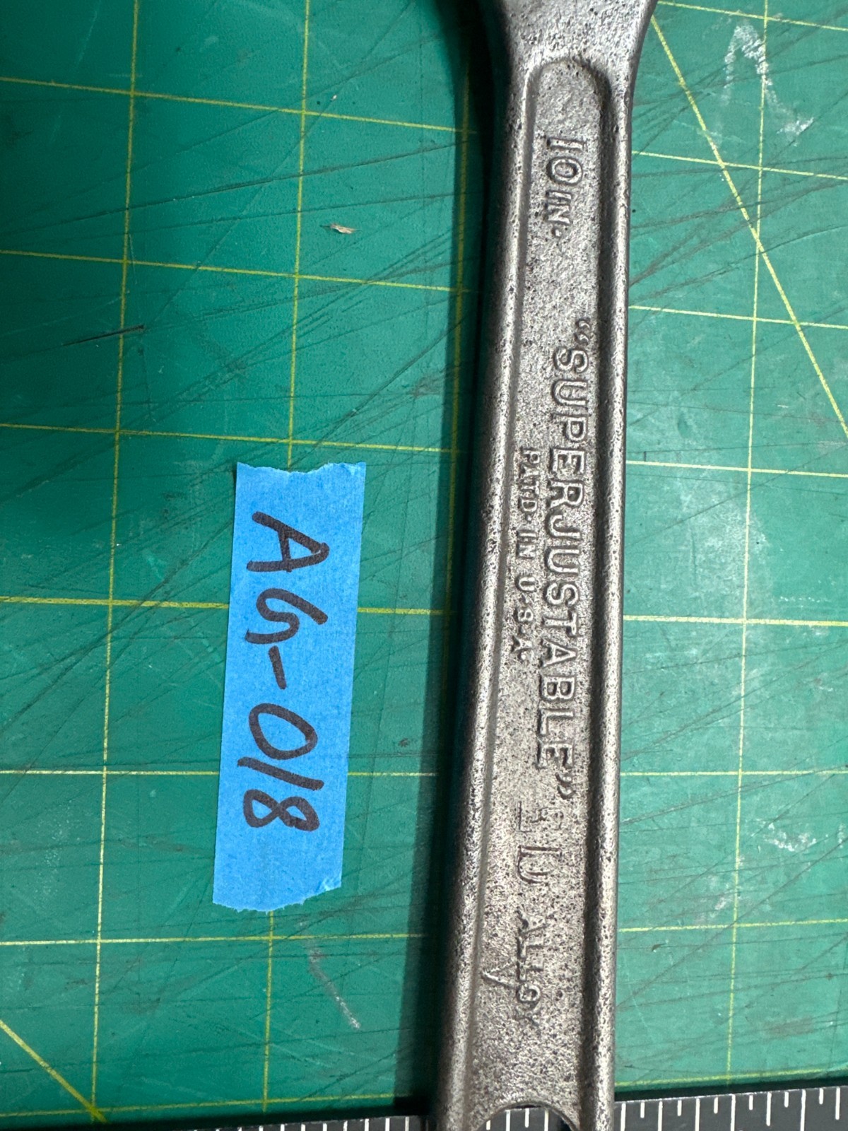 Vintage J.H. Williams & Co. 10" Superjustable Adjustable Wrench Drop Forged USA