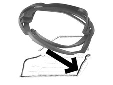 OEM Original Türdichtung Abdichtung Dichtung rechts für Mercedes W113 SL OEM Original Türdichtung Abdichtung Dichtung rechts für Mercedes W113 SL