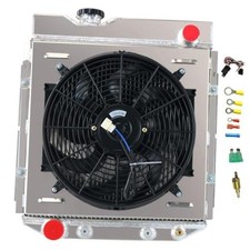 3 Row Core Aluminum Radiator Shroud Fan Relay 3 Row Radiator Shroud Fan Relay