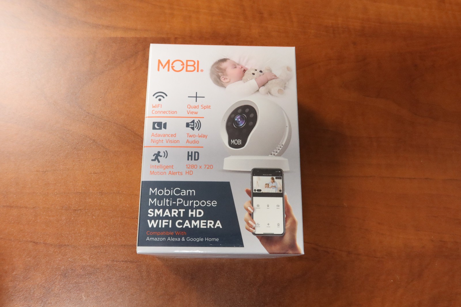 3-Count Mobi MobiCam Multi-Purpose Smart HD WiFi Camera - # 70200-TY - Sealed!