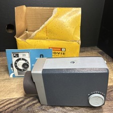 Kodak Brownie 8 Movie Camera F/2.7 Vintage Made in U.S.A. with Manual Box