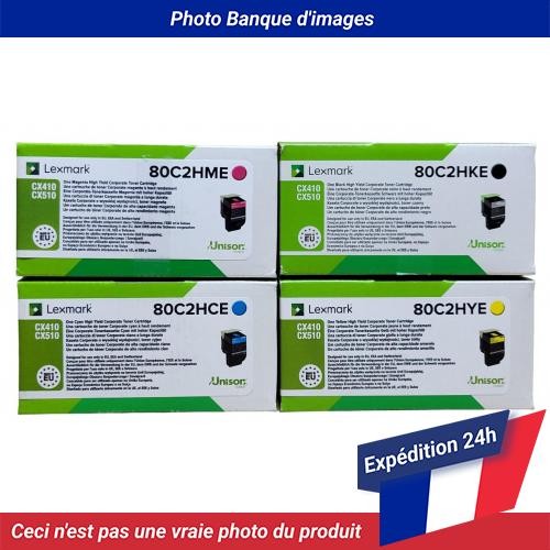 Lexmark 802H-E Corp Toner Cartridge CMYK