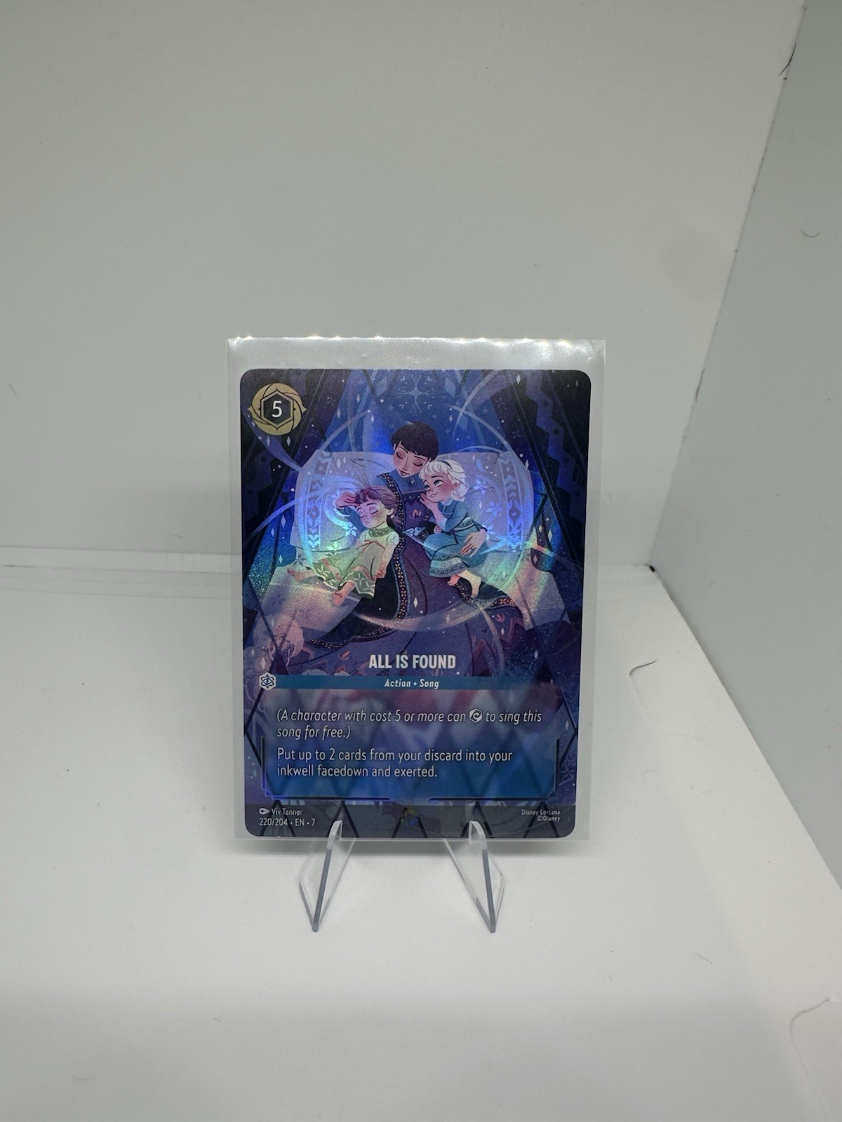 Disney Lorcana TCG All Is Found Enchanted Archazia's Island 220/204 NM Condition