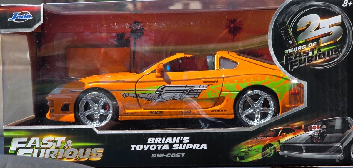 Jada Toys - Fast and Furious Brian's Car Toyota Supra 1995, Scale