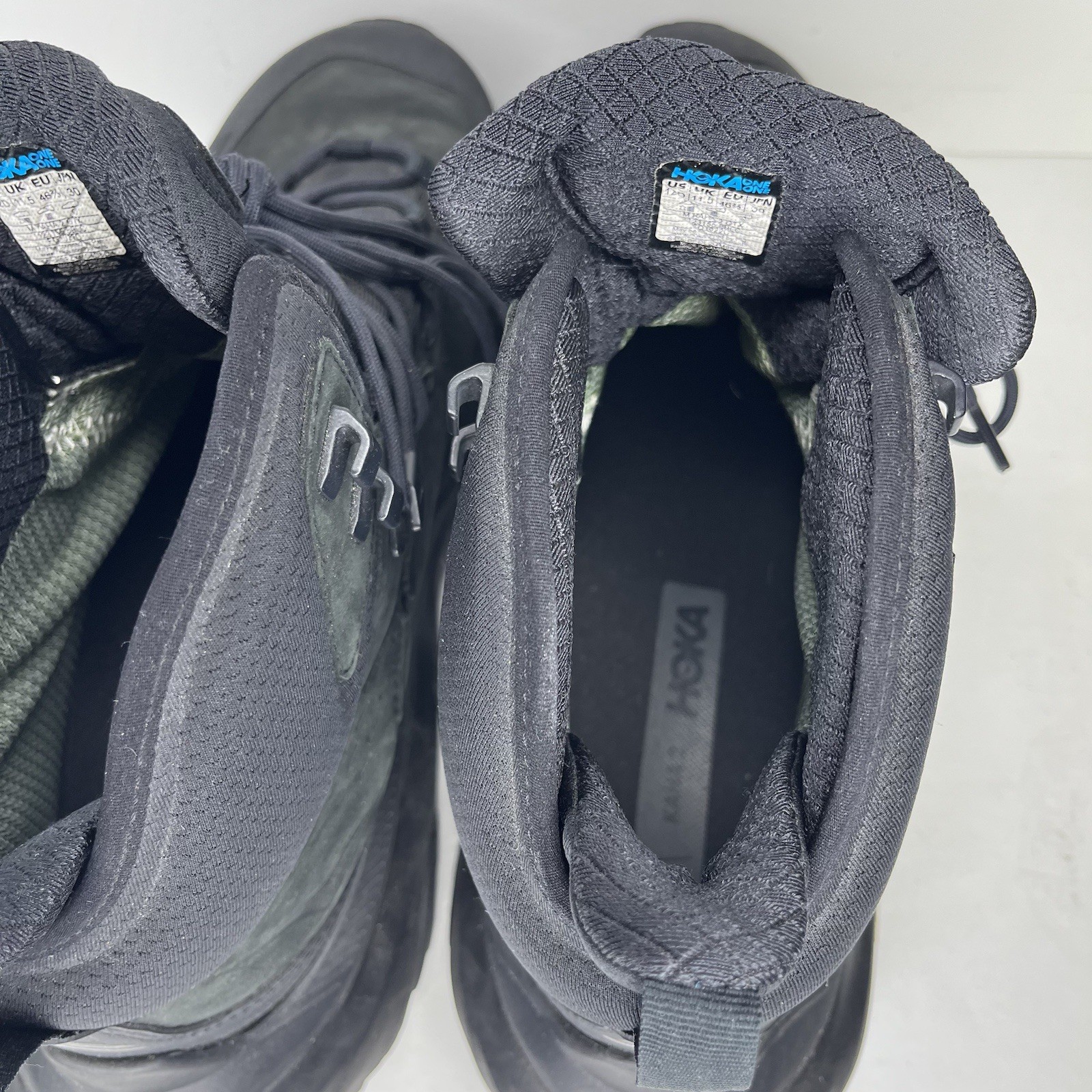 Hoka Kaha 2 GTX Hiking Boot Mens US 12 D Black High Top Lace Up Shoes Gore-Tex