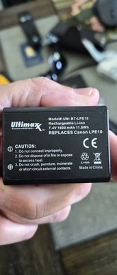 Ultimaxx Rechargeable Battery UM-BT-LPE10. Rechargeable Battery.