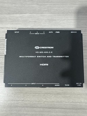 Crestron HD-MD-400-C-E HD Scaling Auto-Switcher and HDMI over CATx Extender