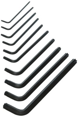 EKLIND 10910 TORX star L-Key - 10pc set T10-T55 Long series