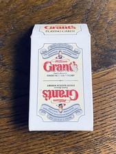 William Grants Scotch Whisky - Sealed Pack of Vintage Promo Advert Playing Cards