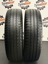 2x 225 75 R16CP 116Q MICHELIN AGILIS CAMPING M+S 7-8MM TESTED FREE FITTING