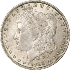 1888-O Morgan Silver Dollar - VAM17 Oval 'O'