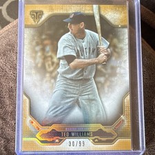 2020 Topps Triple Threads Gold 30 /99 Ted Williams Boston Red Sox #13