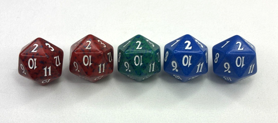 Magic The Gathering MTG Beatdown Box Set Black Lotus Spindown D20 Lot of 5 Dice view 10