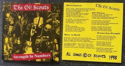 Oi! Scouts Strength In Numbers 7'' Charged Records Punkcore Clit 45 Street Punk