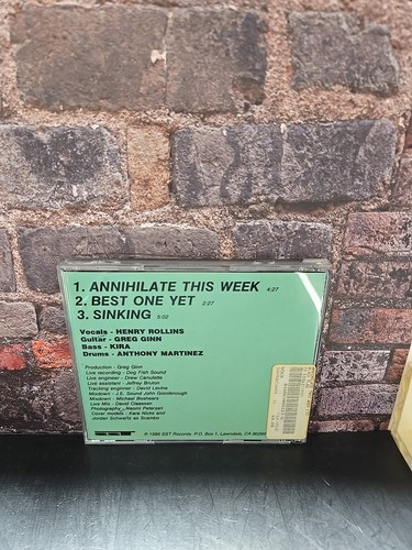 Black Flag - Annihilate this Week CD 1991 SST Records – SST CD 081 - Foto 2 di 2