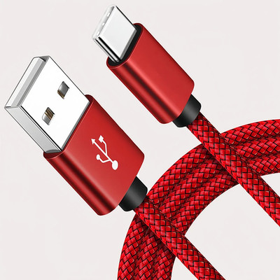 USB a to Type C Cable Fast Charging Nylon Weaving Mobile Phone Line Type C Adapt