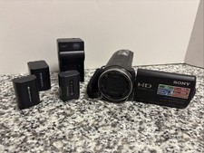 Sony HD Video HDR-CX430V Handycam Camcorder - Black - Bundle - Works Great