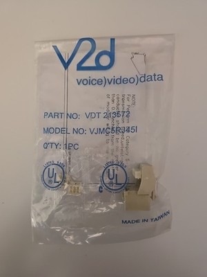 V2D Keystone Jack 213572 RJ45I