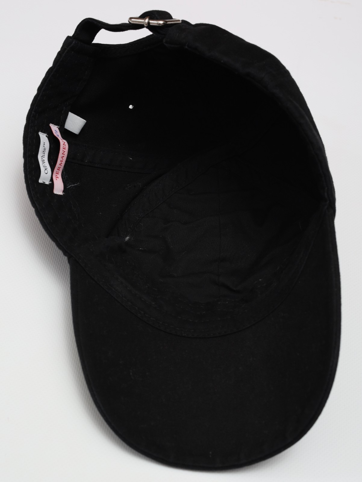 Off White Permanent Arrow Baseball Cap Black - image 9