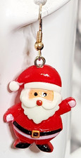 New Christmas Santa Claus Figure Pierced Earrings