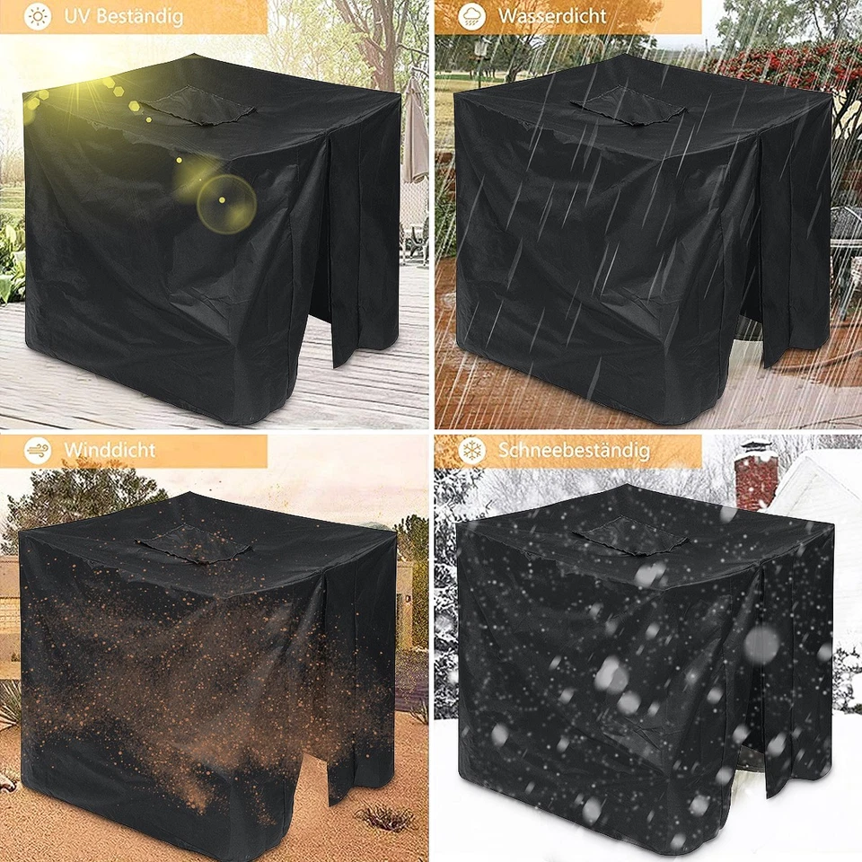 IBC 1000L Container Abdeckung Wassertank Abdeckplane Schutzhülle Schutzhaube - Bild 3 von 4