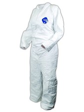 DuPont Tyvek 400 TY120S Disposable Protective Coverall, White, 2X-Large, pack...