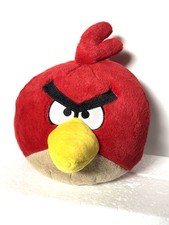 Angry Birds Plush Toy Soft 9 Red Bird Yellow Black Round Stuffed Animal