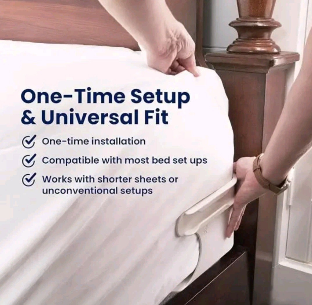 Lock Sheet Holders Keep Sheets Tight Heavy Duty Bed Sheet Holder Corner Fitted 