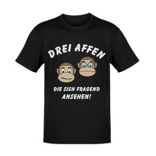 T-Shirt Drei Affen Funshirt Sprüche lustig TS0006U