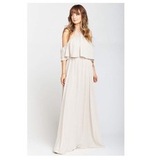 Show Me Your Mumu Rebecca Ruffle Maxi Dress Women's Size L
