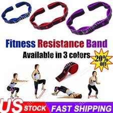 Fitness Resistance Band for Stretching and Yoga, 8 Loops Elastic Exercise Bands