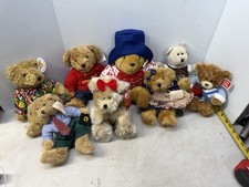 Lot Of 8 Assorted Collection Of Plush Teddy Bears
