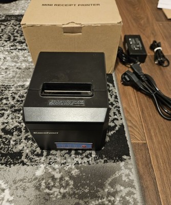 Excelvan HOP-E801 Thermo-Bondrucker | 300mm/s | LAN + USB + COM | Komplett-Set