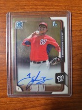 2014 Bowman Chrome Jefry Rodriguez 1st Bowman Prospect Auto  Washington National