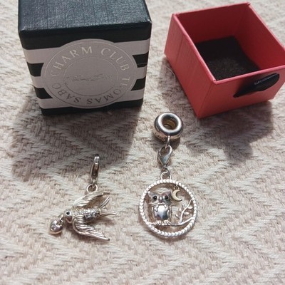Thomas Sabo Charm Cub Swallow and Night Owl Charm plus Carrier