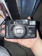 Fujifilm Discovery 270 Zoom 35mm Film Camera Working W/ issues read desc