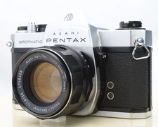 [AS IS] ASAHI Pentax SPOTMATIC SP Film Camera SLR Super Takumar 55mm f1.8 #8406