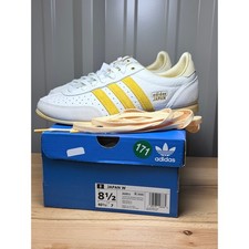 Adidas Japan IG2011 Women  s Off White / Spark Yellow Size 8.5 New 