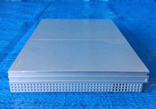 Playstation 2 Slim SCPH-90001 (Silver) w/Black Controller, Cables, Memory Card - Picture 9 of 20